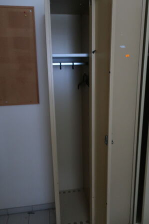 7 stk. omklædningsskabe