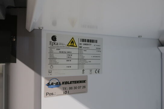 Kummefryser AHT Miami 250 samt skabsfryser EPTA SOUIV25