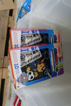 5 stk. tegne/skrabe bøger SCRATCH ART