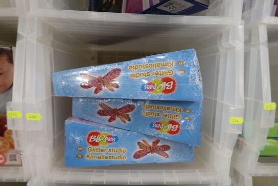 3 stk. blopens GLITTER STUDIO