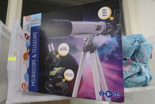 Legetøjs mikroskop og teleskop SPIRE