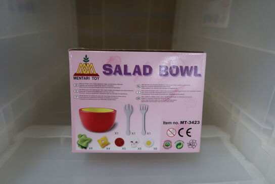 Legetøjs salatbowle MENATRI TOY Salad Bowl