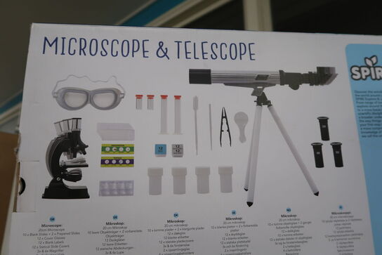 Legetøjs mikroskop og teleskop SPIRE