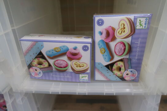 2 stk. legetøjs kagesæt DJECO