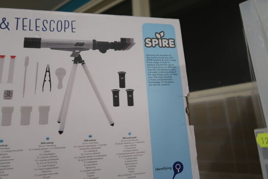 Legetøjs mikroskop og teleskop SPIRE