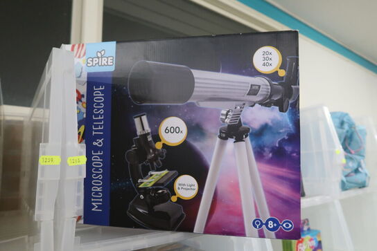 Legetøjs mikroskop og teleskop SPIRE