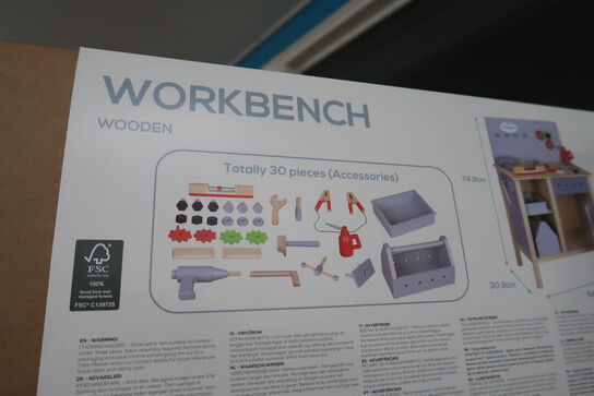 Legetøjs værktøjsbænk MAMA MEMO WorkBench