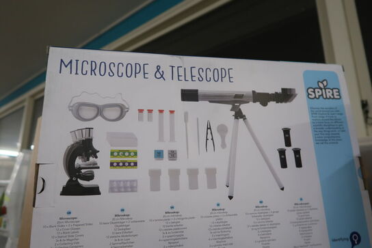 Legetøjs mikroskop og teleskop SPIRE