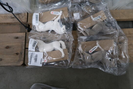 10 stk. legetøjsheste SCHLEICH