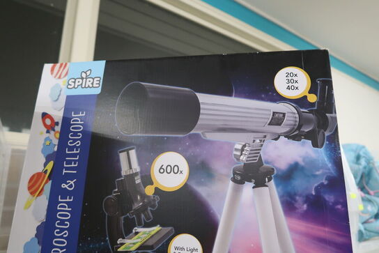 Legetøjs mikroskop og teleskop SPIRE