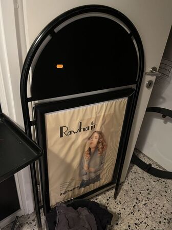 Gadeskilt, Arbejdsbord, Affaldsspand