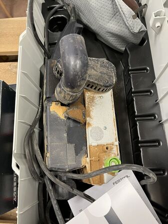 Båndpudser+ 2 ks. Slibebånd FESTOOL  BS 75 E