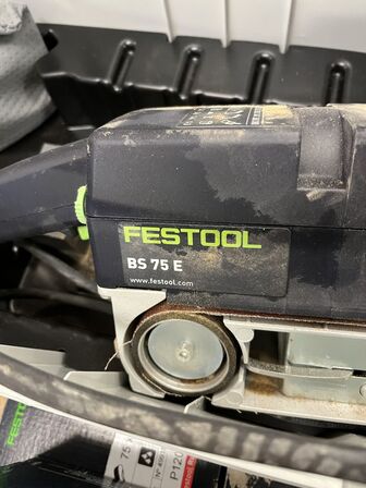 Båndpudser+ 2 ks. Slibebånd FESTOOL  BS 75 E