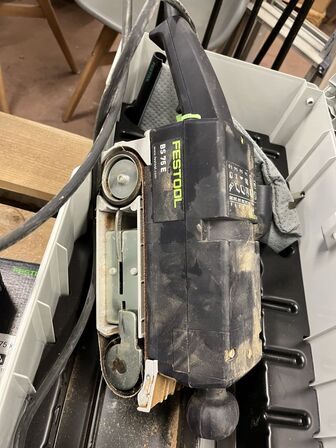 Båndpudser+ 2 ks. Slibebånd FESTOOL  BS 75 E