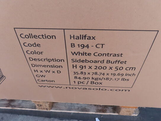 Vitrineskab NOVASOLO HALIFAX B 194 - CT