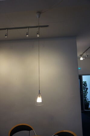 4 stk Loftpendeller i glas Ø: 145 mm 