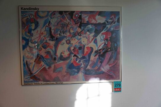 4 dele Vægkunst/indrammede plakater 