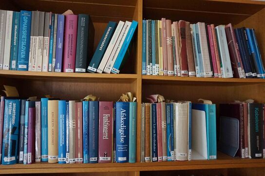 B8 Reolvæg med indhold 