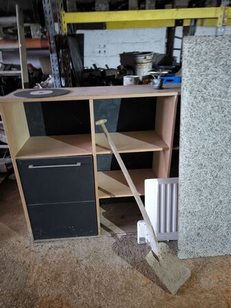 Div. Varelager, reservedele, værktøj, jern m.m.