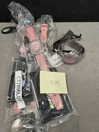 4 stk. ure CHRONOTECH