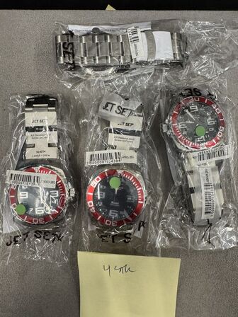 4 stk. Ure JET SET MIAMI