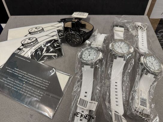 4 stk. ure JET SET, CHRONOTECH