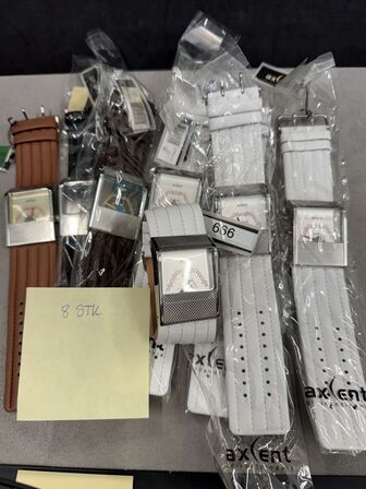 8 stk. Ure AXCENT OF SCANDINAVIA SHUTTLE