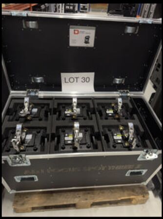 6stk movinghead inkl flightcase