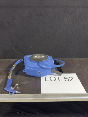 Slangetromle til trykluft