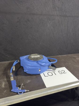 Slangetromle til trykluft