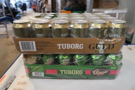 Ca. 65 flasker vin m.m. + Glas & Øl