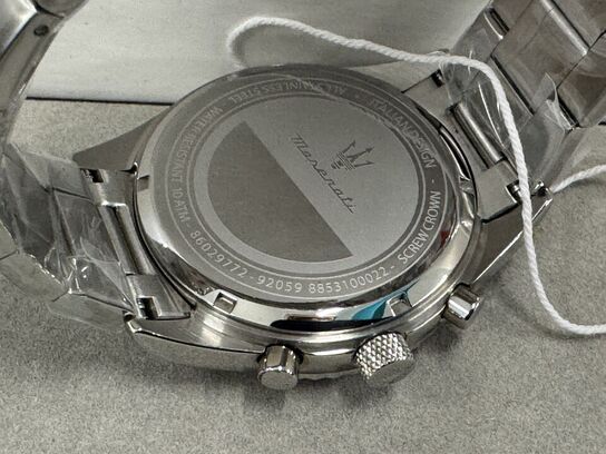 Armbåndsur MASERATI COMPETIZIONE 43 MULT 43MM BULE DIAL BR SS