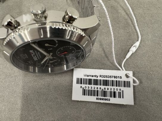 Armbåndsur SECTOR 270 41MM MULT BLACK DIAL BR SS