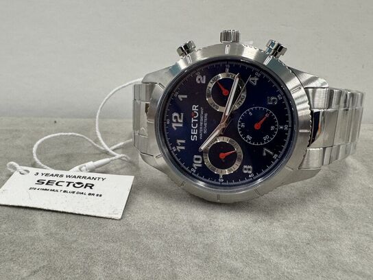 Armbåndsur SECTOR 270 41MM MULT BLUE DIAL BR SS
