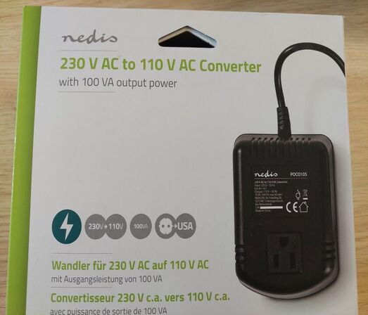 17 stk. 230V til 110V omformere