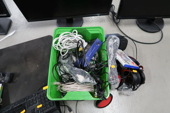 4 stk. computerskærme ACER K242HL, DELL m.fl. samt div. It-udstyr