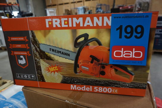 Freimann benzin kædesav 5800 58cc 20" sværd