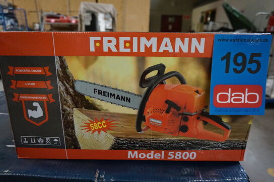 Freimann benzin kædesav 5800 58cc 20" sværd