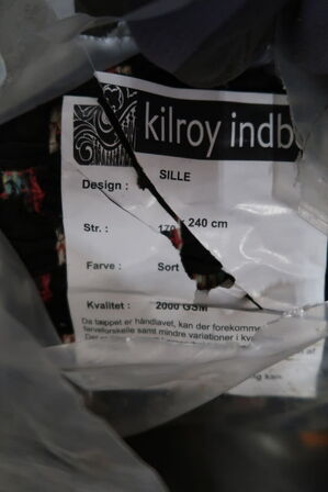 Gulvtæppe KILROY INDBO SILLE Sort 170 x 240