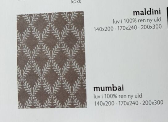 Gulvtæppe KILROY INDBO MUMBAI Beige 140 x 200