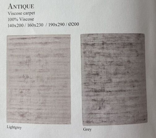 Gulvtæppe KILROY INDBO ANTIQUE Grey 140 x 200