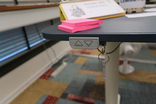 El. hæve/sænke skrivebord uden indhold