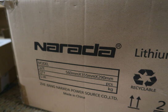 Lithium batteri NARADA m.m.