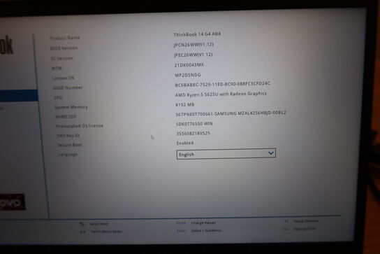 Bærbarcomputer LENOVO ThinkBook 14 G4 ABA
