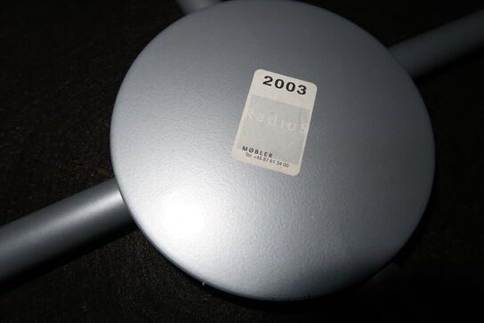 3 stk. kantineborde med 18 stk. kantinestole RANDERS RADIUS