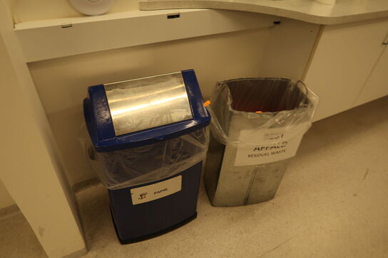 3 stk. skraldespande