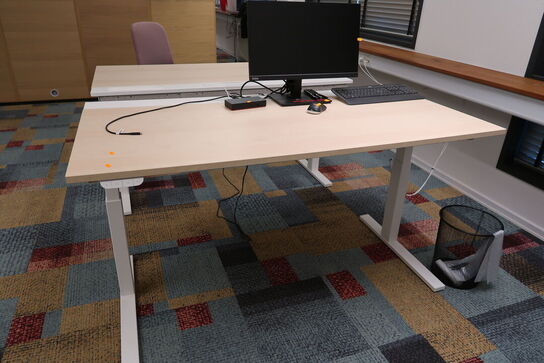 El. hæve/sænke skrivebord uden indhold