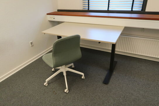 Seng, kontorstol, el. hæve/sænke skrivebord, stol