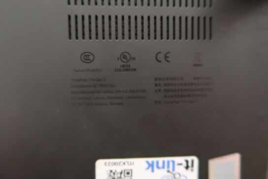 Bærbarcomputer LENOVO Thinkpad T14 Gen 2