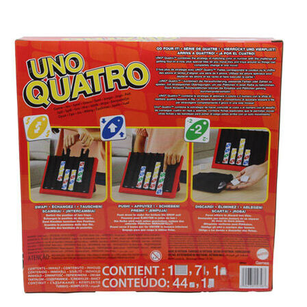 2 stk. uno quatro mattel(ubrugt)